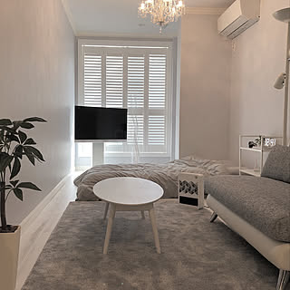 塩系インテリア ワンルームインテリアのインテリア実例 Roomclip ルームクリップ