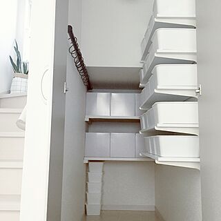 階段下収納 セリアのインテリア実例 Roomclip ルームクリップ
