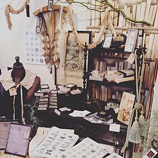 部屋全体/ブログで紹介してます!/枝デコ/vintage/フレンチシック...などのインテリア実例 - 2015-12-01 12:38:52