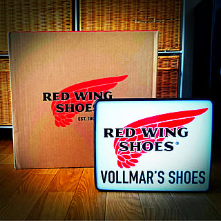 RED WING/サインボード/GarageDDさんありがとうございます/GarageDDさんの作品/GarageDDさんのサプライズ便...などのインテリア実例 - 2018-05-11 17:03:42