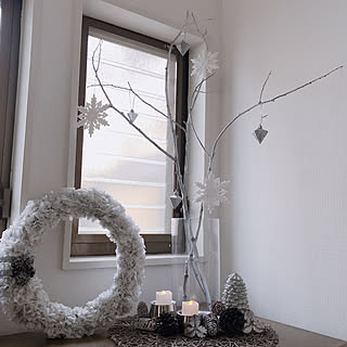 棚/クリスマスツリー/100均/赤ちゃんのいる暮らし/いいねありがとうございます！...などのインテリア実例 - 2018-11-12 15:53:19