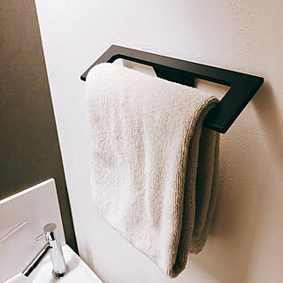タオルハンガー カワジュン タオル掛けのおしゃれなアレンジ 飾り方のインテリア実例 Roomclip ルームクリップ
