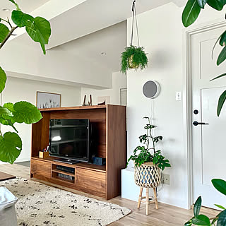 ラタン ラタン鉢カバーのおしゃれなアレンジ 飾り方のインテリア実例 Roomclip ルームクリップ