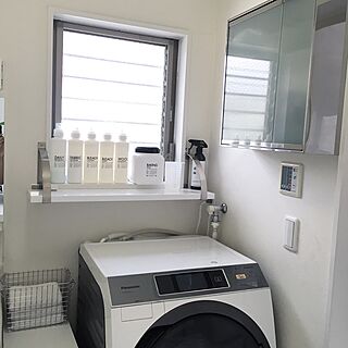 モノトーン 洗面所収納のインテリア実例 Roomclip ルームクリップ