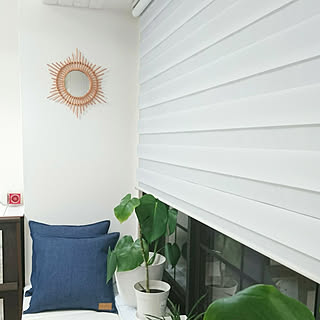 10分でできない/100均リメイク/サンバーストミラーDIY/海外インテリアに憧れる/ホワイトインテリア...などのインテリア実例 - 2018-05-06 23:00:29