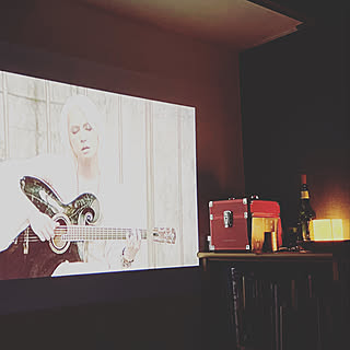 白い壁 プロジェクターのある部屋のインテリア実例 Roomclip ルームクリップ