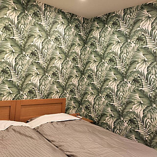 ジャングル化計画 サンゲツ壁紙のインテリア実例 Roomclip ルームクリップ