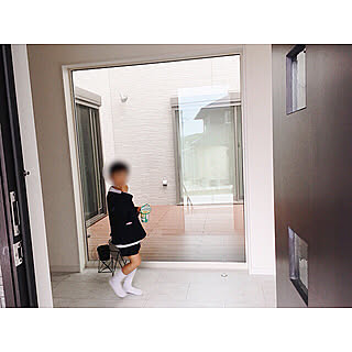 玄関/入り口/玄関ドア/シンプルライフ/モノトーン/白黒インテリア...などのインテリア実例 - 2018-03-28 08:33:40