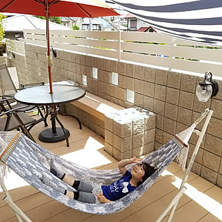 ハンモック お庭のインテリア実例 Roomclip ルームクリップ