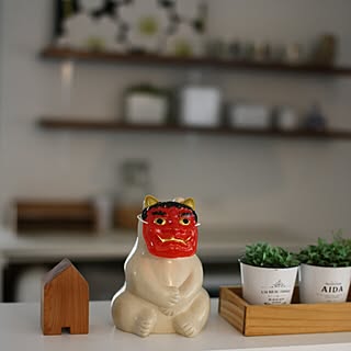 100均 お面のおしゃれなアレンジ 飾り方のインテリア実例 Roomclip ルームクリップ