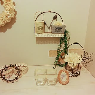玄関/入り口/ペーパークラフト/手作りリース/築40年以上/お菓子の箱...などのインテリア実例 - 2016-10-02 20:48:22