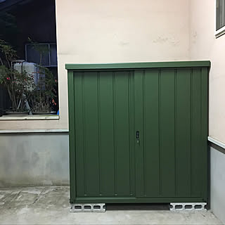 収納/山善/物置/山善スチール物置/机...などのインテリア実例 - 2020-01-23 10:11:24