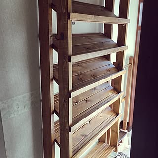 Diy シューズラックのインテリア 手作りの実例 Roomclip ルームクリップ