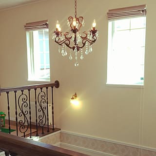 シャンデリア 階段の照明のインテリア実例 Roomclip ルームクリップ