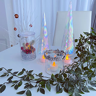 ガラスのキャンドルホルダー/キャンドルホルダー/霧の日/朝/フランフラン...などのインテリア実例 - 2019-11-25 19:03:27