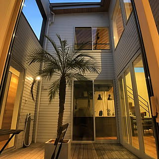 中庭のある家 ガルバリウム 外観のインテリア実例 Roomclip ルームクリップ
