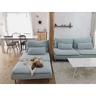 IKEAのソファー ソーデルハムンのインテリア実例 | RoomClip(ルーム 正規品です 22日まで出品 IKEA ソファー ソーデルハムン ラブソファ