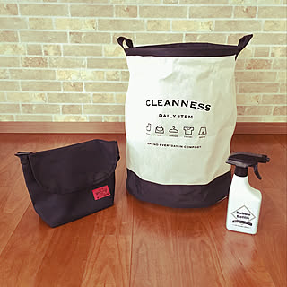壁/天井/ナイロン製/ショルダーバッグ/ランドリーバッグ Lサイズ/詰め替えボトル...などのインテリア実例 - 2018-07-18 14:48:50