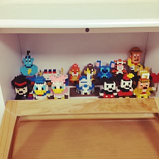 ディズニー ナノブロックのおしゃれなインテリア 部屋 家具の実例 Roomclip ルームクリップ