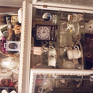 棚/食器/雑貨/アンティーク/キャビネット...などのインテリア実例 - 2015-01-27 01:49:06