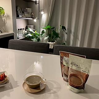 夜のひととき/ほうじ茶ラテ/ティータイム/いいね!ありがとうございます◡̈♥︎/コメントお気遣いなくです❤︎...などのインテリア実例 - 2019-04-29 20:35:39