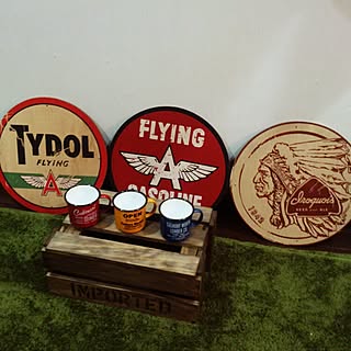 アメリカン ロゴ好き のインテリア実例 Roomclip ルームクリップ