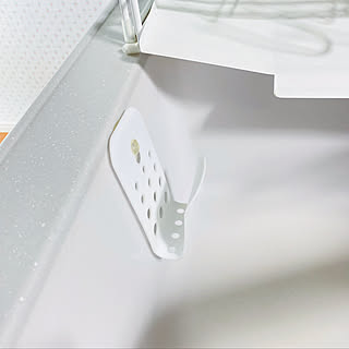 キッチン/スポンジ置き場/山善水切りラック/セリア　シリコン素材スポンジラックのインテリア実例 - 2019-12-27 15:17:20