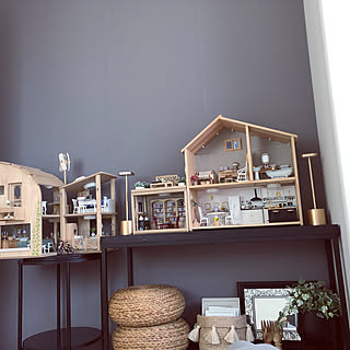 ミニチュア 壁紙diyのインテリア 手作りの実例 Roomclip ルームクリップ