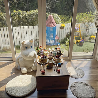 ぬいぐるみ ムーミンのインテリア実例 Roomclip ルームクリップ