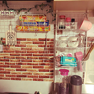 キッチン/観葉植物/ダイソー/100均/セリア...などのインテリア実例 - 2018-02-08 23:52:32