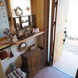 玄関/入り口/木のぬくもり/家具はお義父さんがDIY!/コンテスト参加のインテリア実例 - 2019-12-26 19:02:52