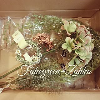 机/フェイクグリーン/いなざうるす屋さん✨/いなざうるす屋さんのオマケプレも楽しみ☆/いなざうるす屋さんのインテリア実例 - 2014-10-09 20:04:37
