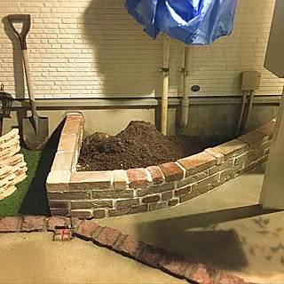 玄関周り ガーデニングdiyのインテリア 手作りの実例 Roomclip ルームクリップ