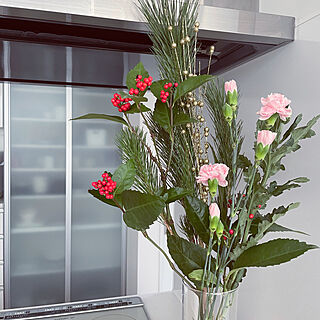 花瓶 正月花のインテリア実例 Roomclip ルームクリップ