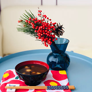 キッチン/お正月/あずき/お正月雰囲気/箸置き...などのインテリア実例 - 2019-01-02 12:40:39
