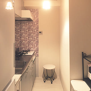 ピンク タイルシールのインテリア実例 Roomclip ルームクリップ