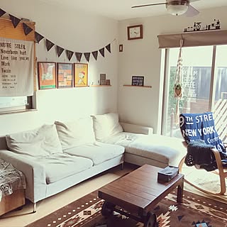 スヌーピー しまむらのラグのインテリア実例 Roomclip ルームクリップ