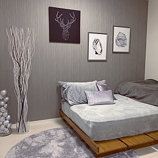 IKEA/一人暮らし/北欧/モノトーン/ベッド周りのインテリア実例 - 2019-11-20 17:13:17