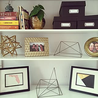 棚/gold/White/Pink/plants/gallery wall...などのインテリア実例 - 2015-05-18 06:39:53