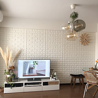 ペンダントライト/IKEA/楽天roomに載せてます/見て頂きありがとうございます⑅︎◡̈︎*/観葉植物...などのインテリア実例 - 2020-02-24 16:34:41