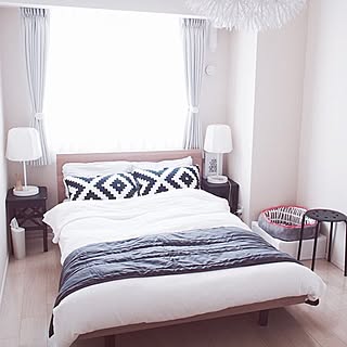 ベッド周り/ポータブル超短焦点プロジェクター応募/北欧インテリア/マンション/ナチュラルモノトーン...などのインテリア実例 - 2017-03-16 10:07:08