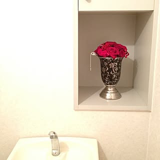 バス/トイレ/薔薇/手作りのインテリア実例 - 2012-07-23 20:44:53