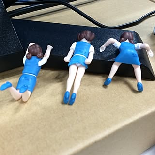 机 フチ子のインテリア実例 Roomclip ルームクリップ