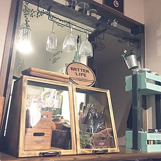 キッチン/カウンター上/ステキキッチン化計画/ずぼらDIY/アイアンバー...などのインテリア実例 - 2017-03-09 15:30:35