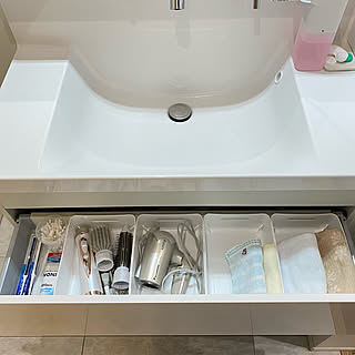 洗面台引き出し収納のインテリア実例 Roomclip ルームクリップ