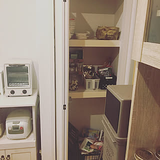 キッチン/2LDK賃貸アパート/パントリー横/ナチュラル/カフェ風...などのインテリア実例 - 2018-07-18 00:54:40