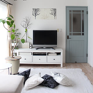 リビング/ファブリック/ファブリックパネル/観葉植物/連投すみません...などのインテリア実例 - 2019-10-25 13:32:43