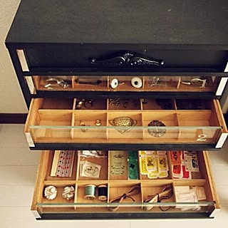 ハンドメイド パーツ収納のインテリア実例 Roomclip ルームクリップ