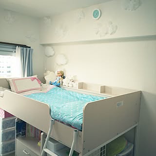 娘の部屋/子供部屋/いいね♡フォローありがとうございます♡/ハンドメイド/りぼんハンドメイド...などのインテリア実例 - 2017-03-08 08:09:30