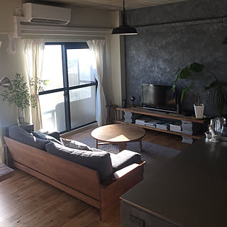 リビング コンクリート打ち放しのインテリア実例 Roomclip ルームクリップ